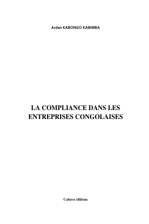 Ardan kabongo kabimba   la compliance dans les entreprises congolaises
