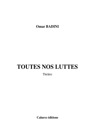 Toutes nos luttes   omar badini