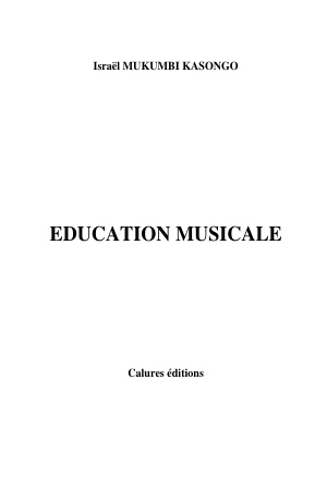 Education musicale   israel mukumbi