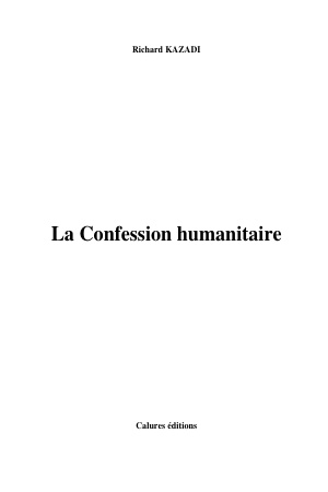 La confession humanitaire